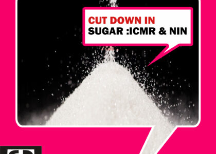 CUTDOWN IN SUGAR ;ICMR