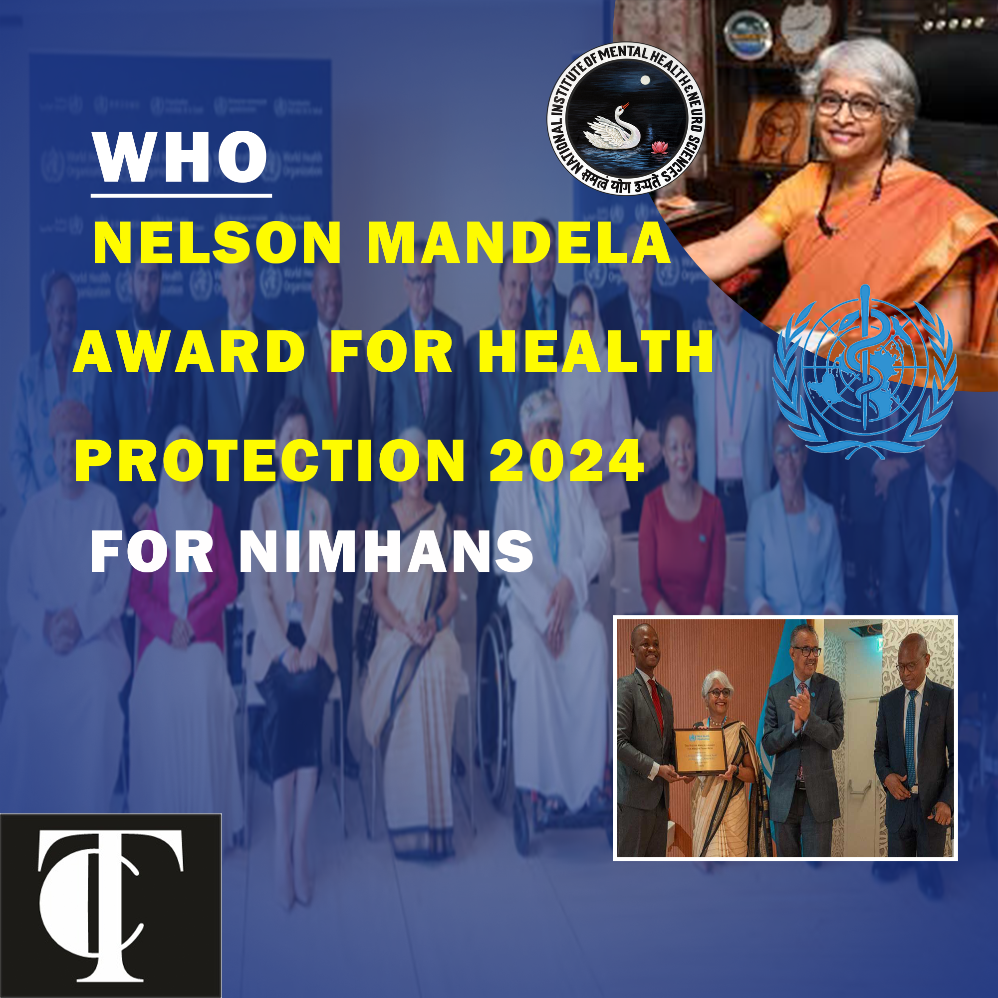 NIMHANS Wins 2024 WHO Nelson Mandela Award