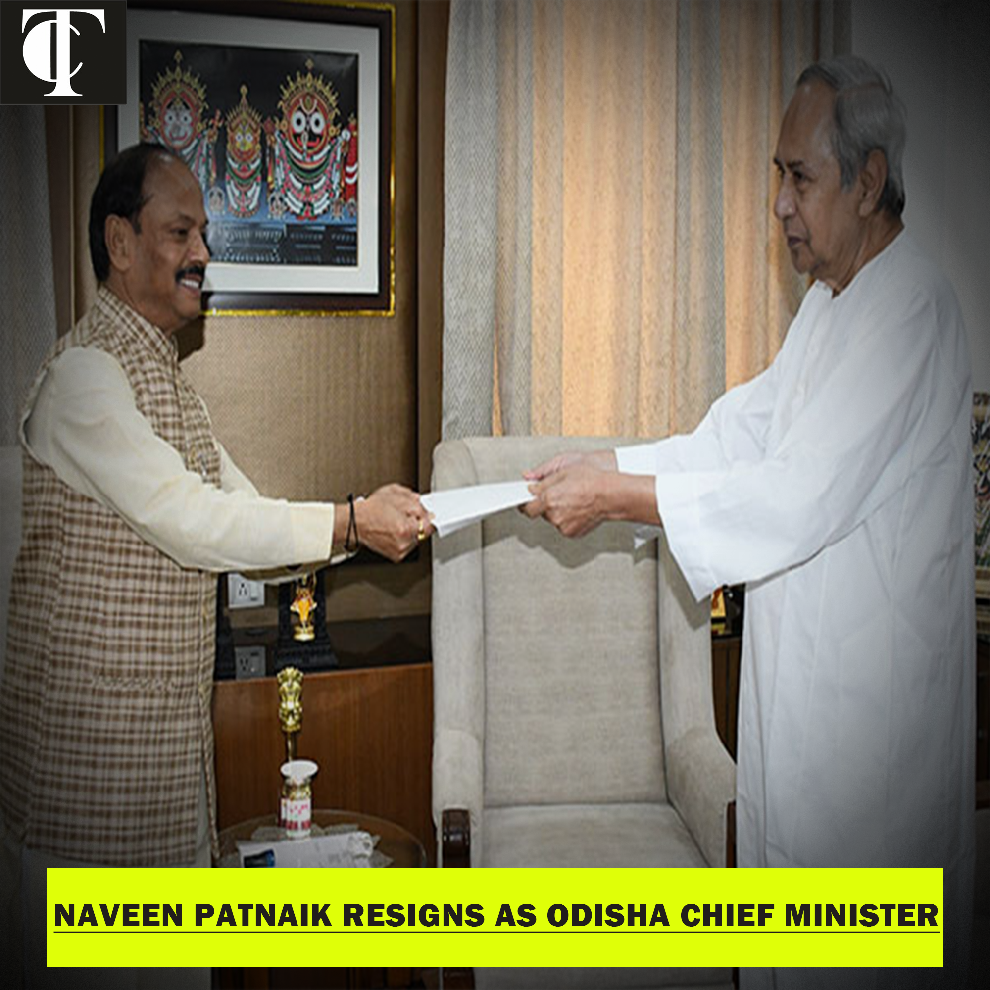 Naveen Patnaik Resigns as Odisha Chief Minister