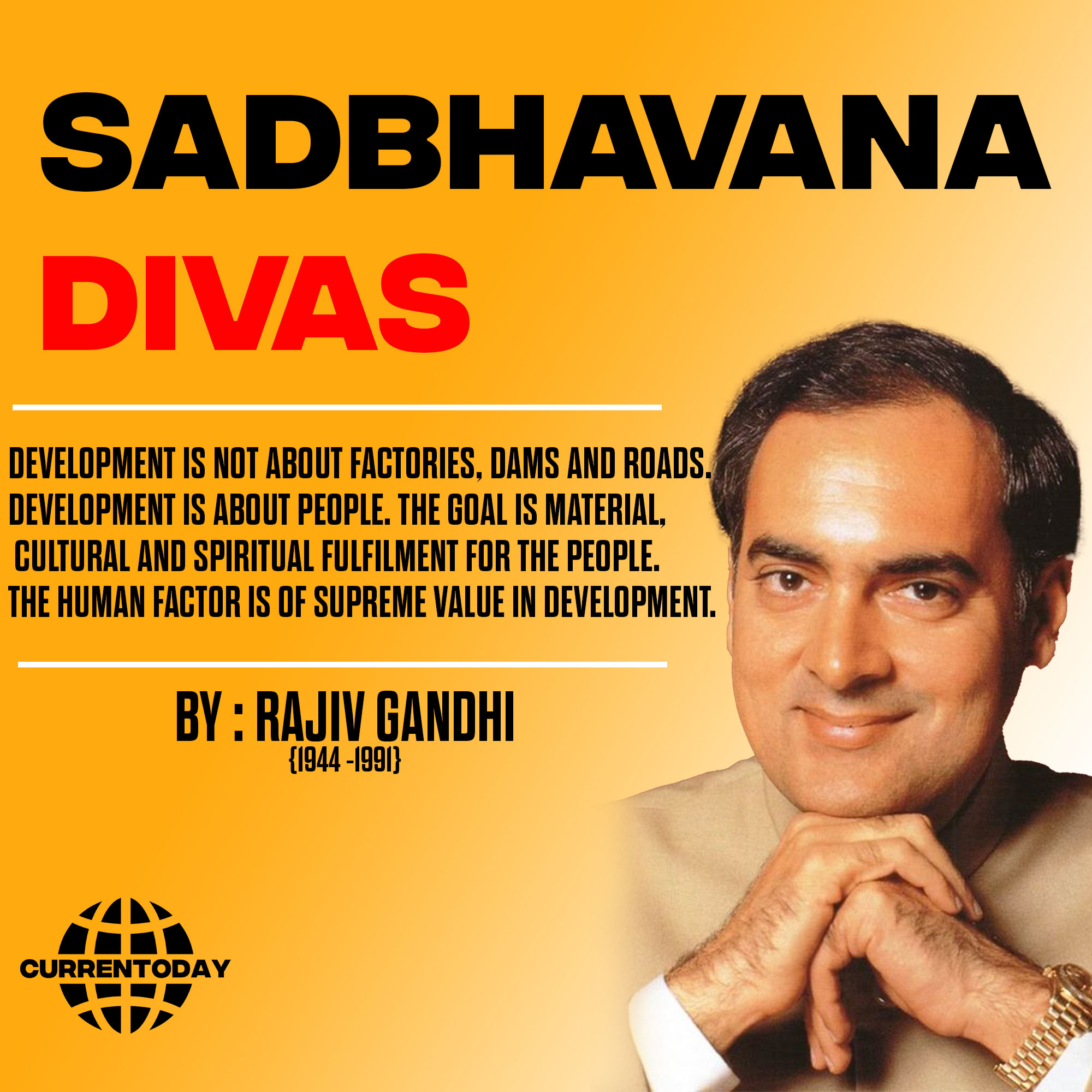 Sadbhavana Diwas 2024